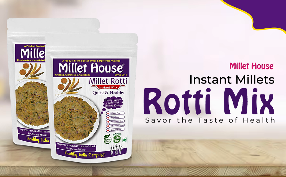 Instant Dibba Rotti Mix Millets Rotti Instant Mix – Millet House