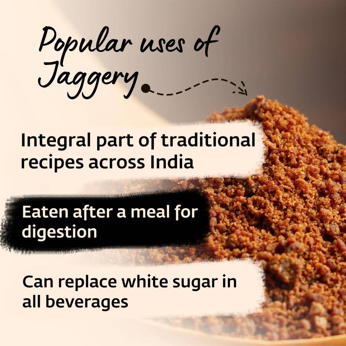 Jaggery Powder | Doesn't curdle Milk | Natural & Chemical-Free Sweetener | Ideal for Tea, Coffee & Cooking | No Milk Curdling - Image 4