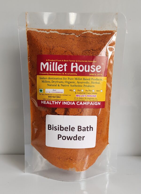 Combo 1 - Unique 6 Products - Bisibele Bath powder 100grams | Puliyogare Powder 100grams | Lemon Rice Powder 100grams | Vangibath Powder 100grams | Turmeric Powder 100grams | Jaggery Powder 250grams - Image 4